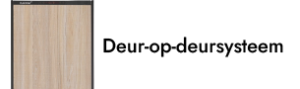 Deur-op-deursysteem Inspiration