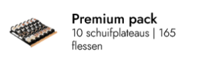 Premium pack – 165 flessen