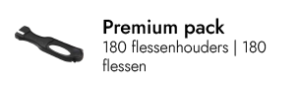 Premium pack - 180 flessen