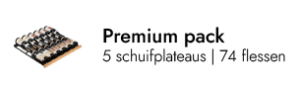 Premium pack - 74 flessen