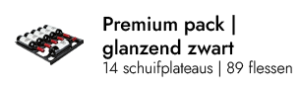 Premium pack - 89 flessen zwart