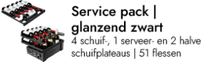 Service pack - 51 flessen zwart