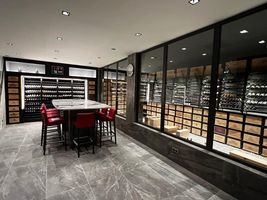 Wijnkamer met Modulosteel, Modulorack en Modulo-X