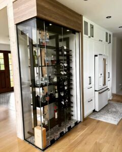 Wijnvitrine