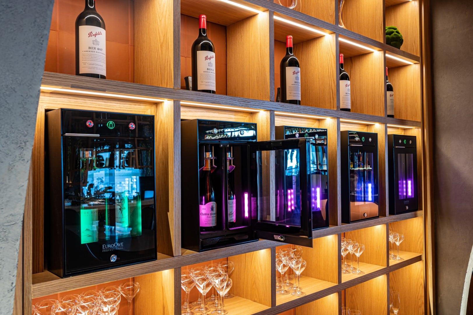 Wine Bar wijn per glassystemen