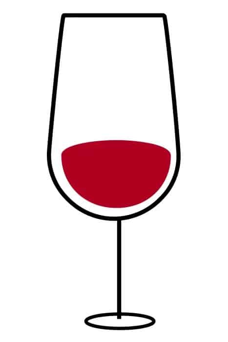 Bordeaux glas